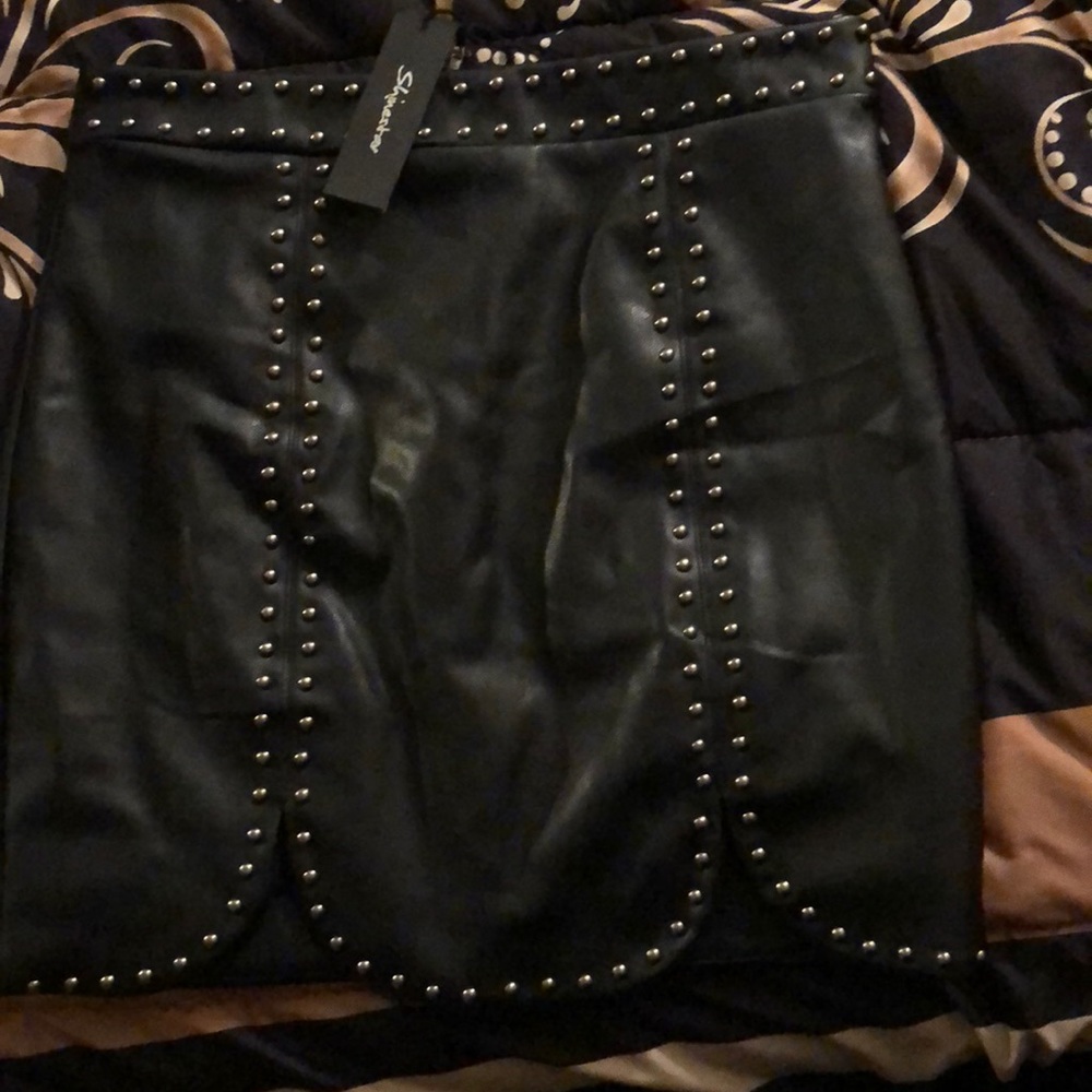 Fashion Nova Leather Skirt